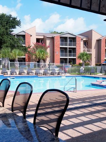 Poolside sundeck